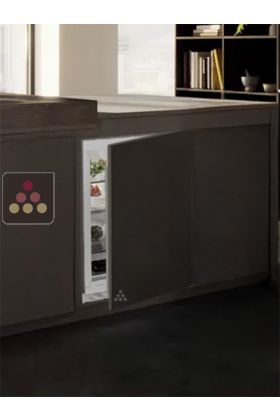 Mini Réfrigérateur encastrable sous plan à panneau décoratif habillable 127 Litres