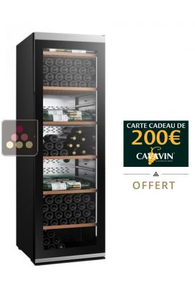 Cave à vin mono-température de service ou de conservation connectée