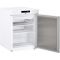 Armoire négative blanche porte pleine table top - 77L