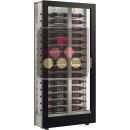Vitrine à vin - HOME - 3 côtés vitrés - Sans habillage - Bouteilles horizontales - P36cm ACI-TCA322N