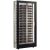 Vitrine à vin - Pro - 3 côtés vitrés - Habillage bois - Bouteilles horizontales - P36cm
