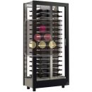Vitrine à vin- Pro - 4 côtés vitrés - Sans habillage - Bouteilles horizontales  ACI-TCA101N-R290-1