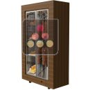 Freestanding cheese and delicatessen cabinet for storage or service ACI-PAR1100LF