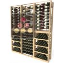 Wooden storage rack for 304 bottles ACI-VIS854