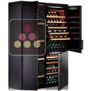 Combination of 3 single-temperature wine cabinets for ageing or service ACI-CAL115