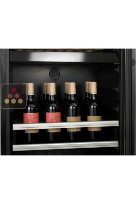 Tiroir coulissant pour stockage des bouteilles vertical