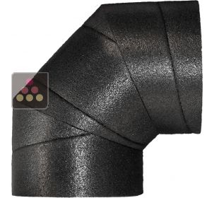 Gaine semi-rigide en polyéthylène pour climatiseur Friax - Coude à 90° - Diam. intérieur 160mm FRIAX