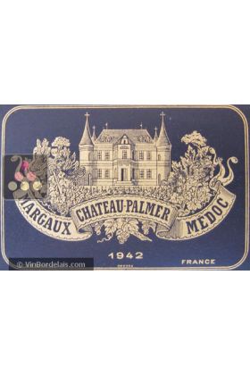 Vin rouge Palmer - Margaux 3ème cru classé - 1989 - 0.75L