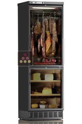 Combiné de cave à charcuterie et cave à fromage encastrable jusqu'à 100 kg