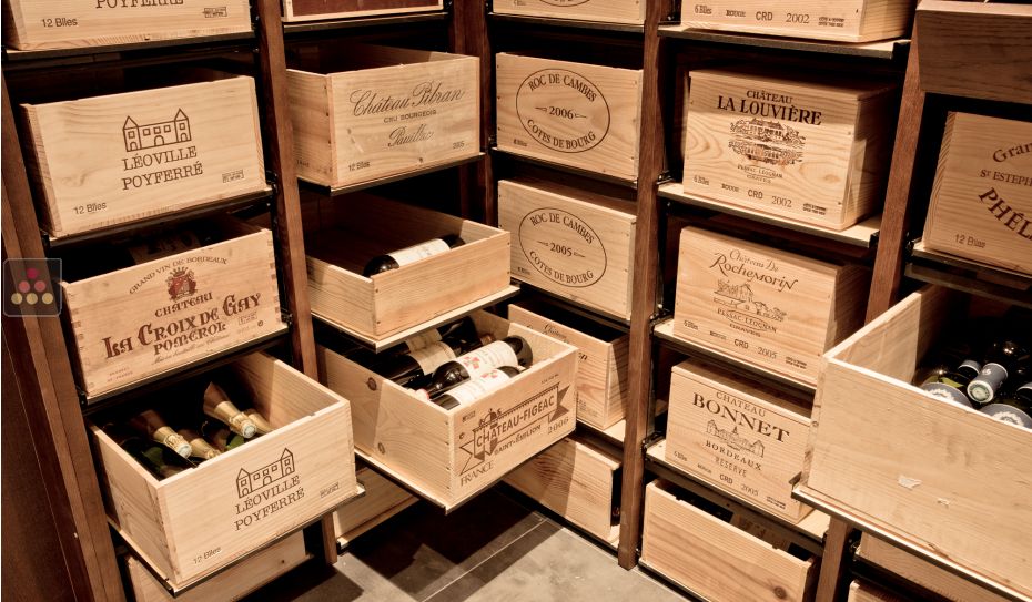 La seule solution pour stocker 2 caisses de vins et 24 bouteilles