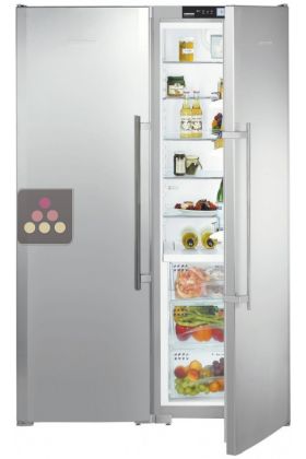 Combiné réfrigérateur, congélateur, fabrique à glaçons et zone Biofresh