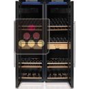 Combination of 2 single temperature wine cabinets with humidity control ACI-CHA573