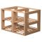 Lot de 2 meubles de rangement en bois pour 4 caisses bois