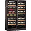 Built-in combination of 4 single-temperature wine cabinets for service or storage ACI-CLC649EP