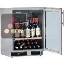 Wine cabinet for the storage or service of wine with 2 temperatures - can be fitted
 ACI-LIE118E