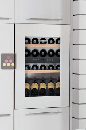 Cave à vin multi-usages de conservation et de service des vins encastrable