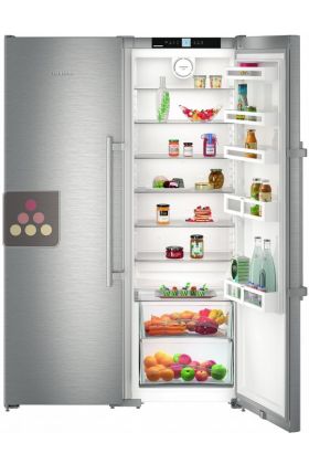 Combiné réfrigérateur, congélateur, fabrique à glaçons et zone Biofresh