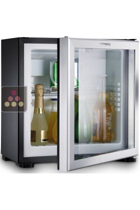 Mini-Bar porte vitrée encastrable 20L avec charnières à droite