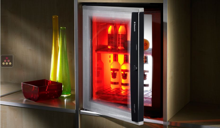 Réfrigérateur Mini-Bar design 40L - Porte orange