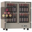 Professional multi-temperature wine display cabinet - Central position - Vertical bottles ACI-PAR805-R290
