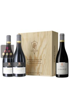 Coffret 3 bouteilles Cave de Tain 1994 : 2 Hermitage Gambert de Loche + 1 Hermitage Grand Classique