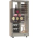 Professional multi-temperature wine display cabinet - Central unit - Without shelves ACI-PAR947-R290