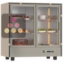 Vitrine réfrigérée modulaire pour snacks et desserts - Usage pro - Encastrable ou pose libre - Sans habillage ACI-PAR814-R290