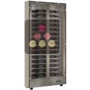 Professional multi-temperature wine display cabinet - 36cm deep - Horizontal bottles - Without cladding ACI-PAR850