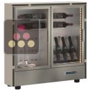 Professional multi-temperature wine display cabinet - 36cm deep - Without shelf - Without cladding ACI-PAR855