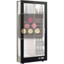 Professional multi-temperature wine display cabinet - 36cm deep - 3 glazed sides - Without shelf ACI-TCH16000