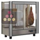 Professional multi-temperature display cabinet for cheese and cured meats - 3 glazed sides - Without magnetic cover ACI-TCM118-R290