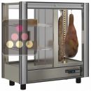 Professional multi-temperature display cabinet for cheese and cured meats - 4 glazed sides - Without magnetic cover ACI-TCM119-R290
