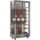 Professional refrigerated display cabinet for chocolates - 3 glazed sides - Without magnetic cover ACI-TCM124-R290