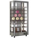 Vitrine réfrigérée modulaire de présentation pour chocolats - 4 côtés vitrés - Sans habillage magnétique ACI-TCM125-R290