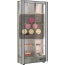 Vitrine réfrigérée modulaire de présentation pour snacks et desserts  - P36cm - 3 côtés vitrés - Sans habillage magnétique ACI-TCM130