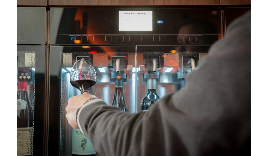 Distributeur de vin au verre 1 température pour 4 bouteilles