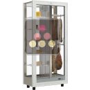 Refrigerated display cabinet for cheese and cured meat presentation - 4 glazed sides - Without cladding ACI-TCA201N-R290