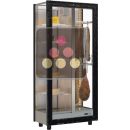Refrigerated display cabinet for cheese and cured meat presentation - 3 glazed sides - Without frame ACI-TCA200N-R290
