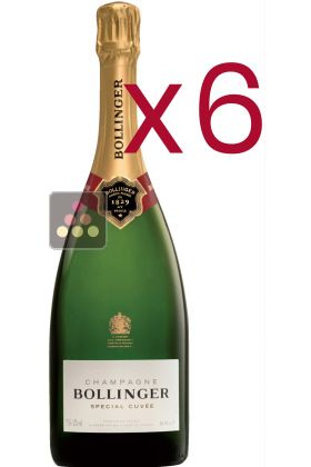 6 bouteilles de Champagne Bollinger Special Cuvée