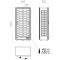 Combiné de 2 vitrines à vin professionnelles multi-usages - 3 cotés vitrés - Bouteilles horizontales/inclinées - Habillage magnétique interchangeable