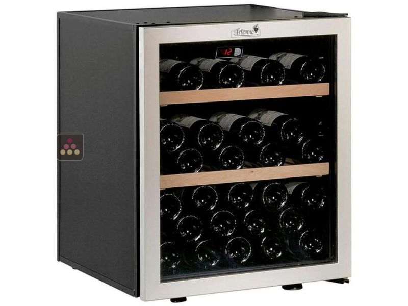 ArteVino Armoire à vin encastrable multi-températures - 52 bouteilles -  COSYPMT - 2 clayettes