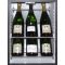 Mini-cave à vin 100% silencieuse avec habillage bois pour 8 bouteilles - Modèle Exposition
