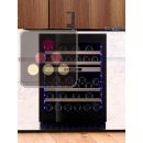 Dual temperature built in wine cabinet for storage and/or service - Push open door ACI-CHA519E