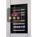 Dual temperature built in wine cabinet for service or aging self-ventilated ACI-CHA547E