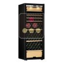 Multi-Purpose Ageing and Service Wine Cabinet for cold and tempered wine - 3 temperatures - Storage/sliding shelves - Full Glass door ACI-TRT623FM