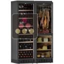 Built-in combination of a multi-temperature wine cabinet, a cheese and cured meat cabinet ACI-CLM2735EP