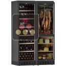 Built-in combination of a multi-temperature wine cabinet, a cheese and cured meat cabinet ACI-CLM2735EP