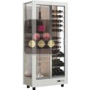 3-sided refrigerated display cabinet for wine service or storage ACI-TCA106M-R134