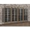 Combiné de 4 vitrines à vin professionnelles multi-usages - 3 cotés vitrés - Habillage magnétique interchangeable - Bouteilles inclinées