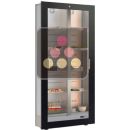 Professional built-in display cabinet for snacks and desserts presentation - 36cm deep - Without wooden frame ACI-TCB922